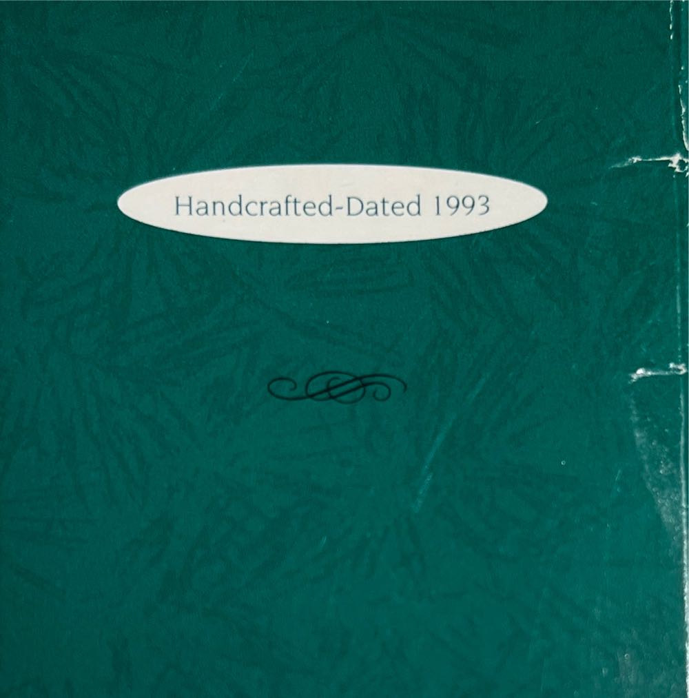 Baby’s First Christmas  ornament collectible [Barcode 015012029420] - Main Image 2