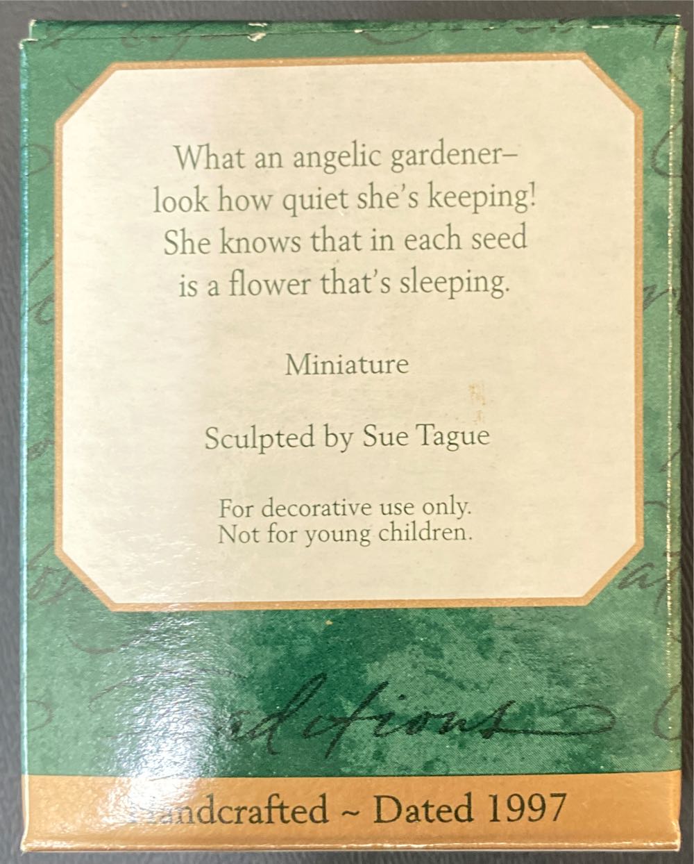 Seeds Of Joy  (Miniature) ornament collectible [Barcode 015012375190] - Main Image 2