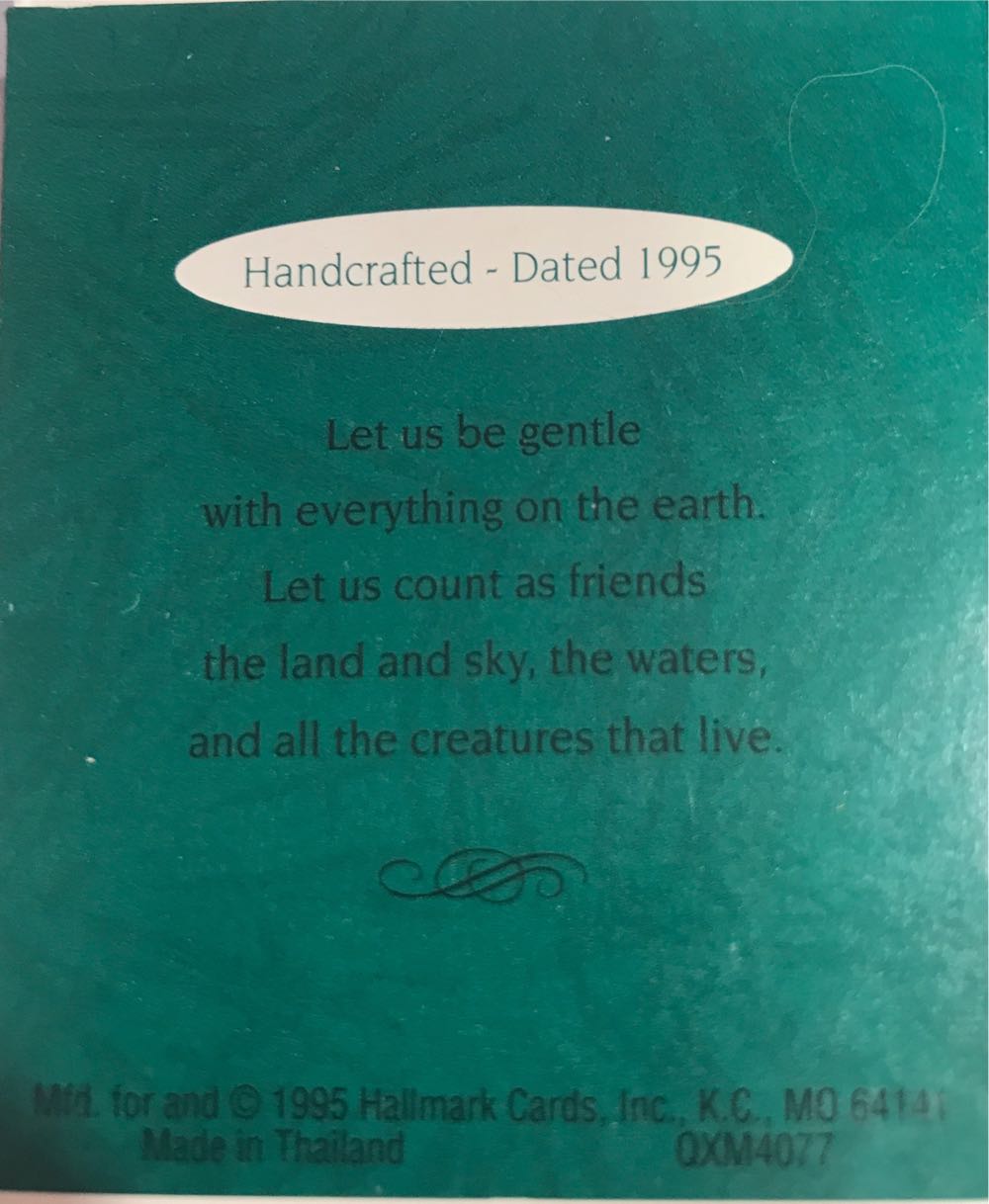 Precious Creations - Hallmark Keepsake Miniature (Hallmark Keepsake Miniature) ornament collectible [Barcode 015012213287] - Main Image 2