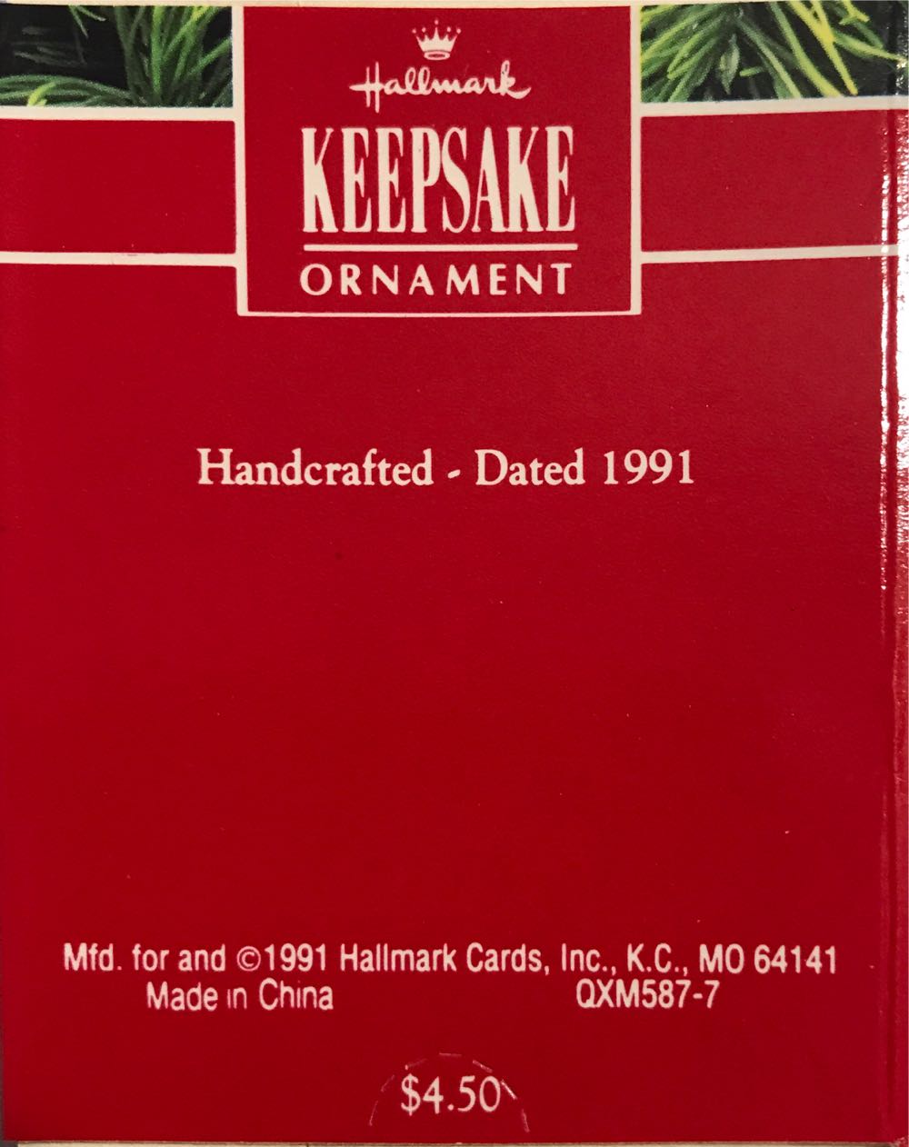 Bright Boxers - Miniature (Santa) ornament collectible [Barcode 070000027659] - Main Image 2