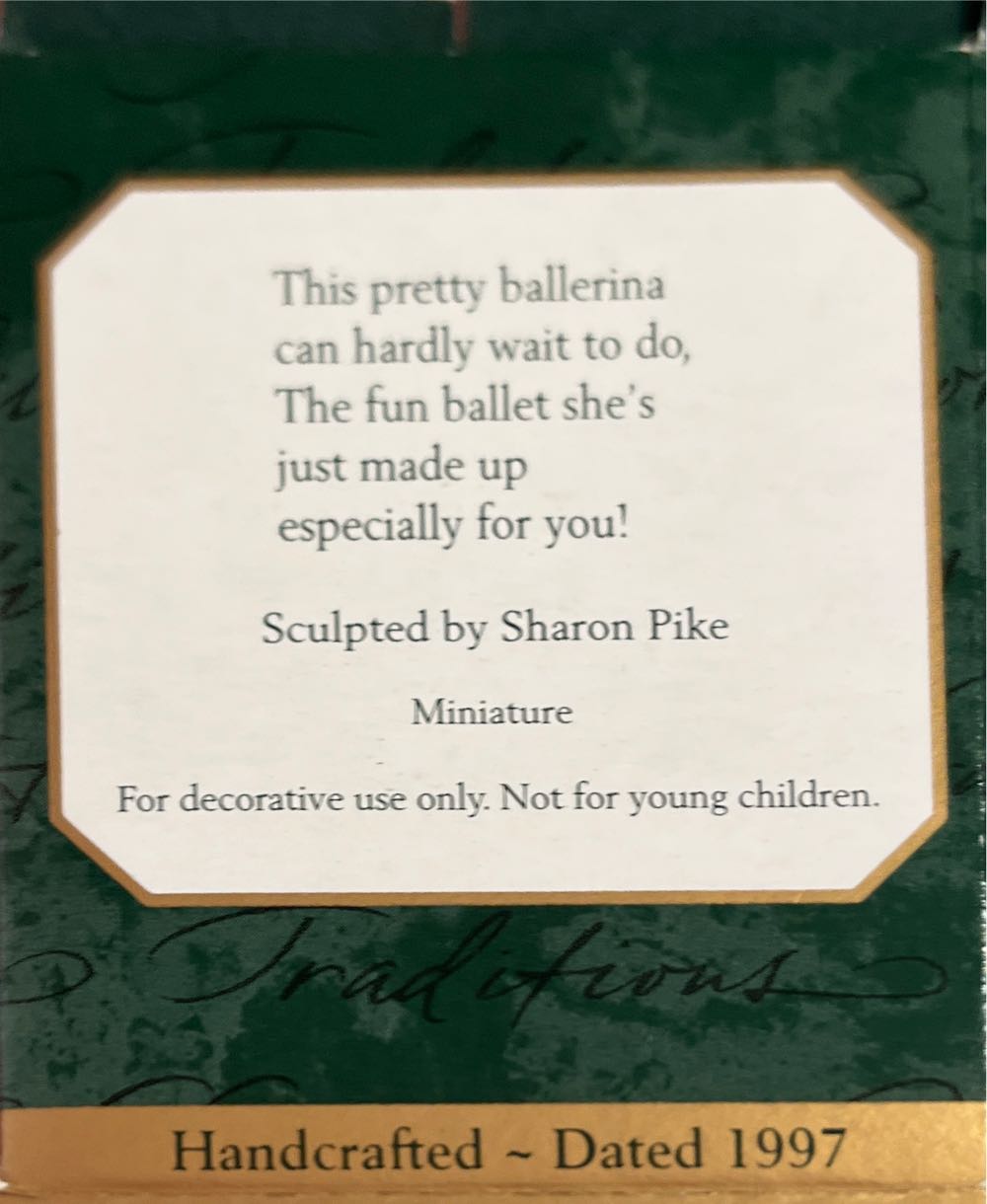 Future Star - Hallmark Miniature (Miniature) ornament collectible [Barcode 015012375138] - Main Image 2