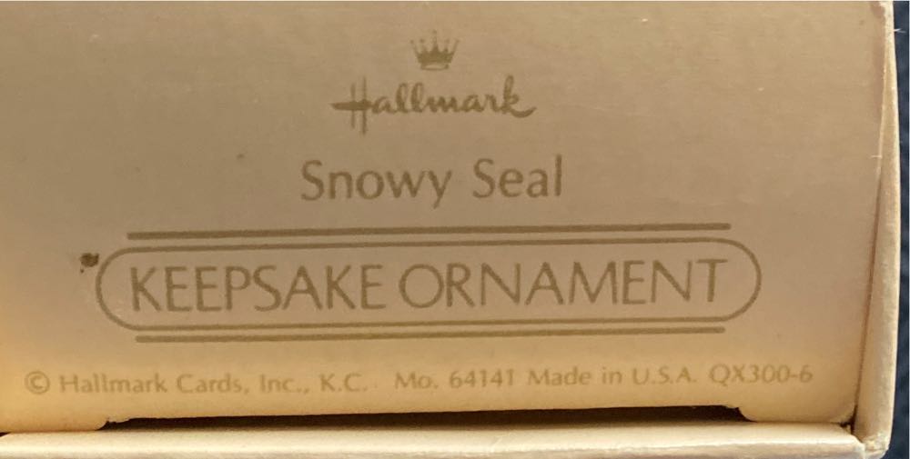Snowy Seal - Seal (Seal) ornament collectible - Main Image 2