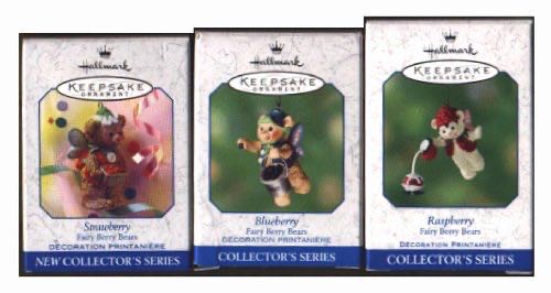 Raspberry Fairy Berry Bears  ornament collectible [Barcode 015012580600] - Main Image 1