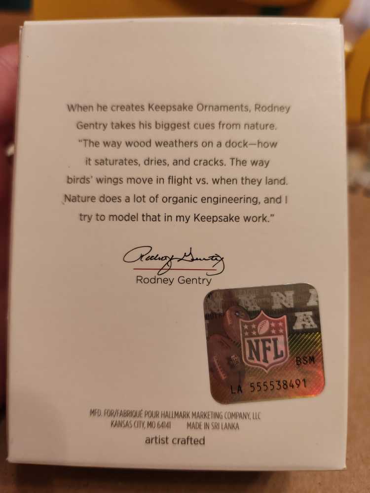 Chicago Bears  ornament collectible [Barcode 763795386543] - Main Image 2