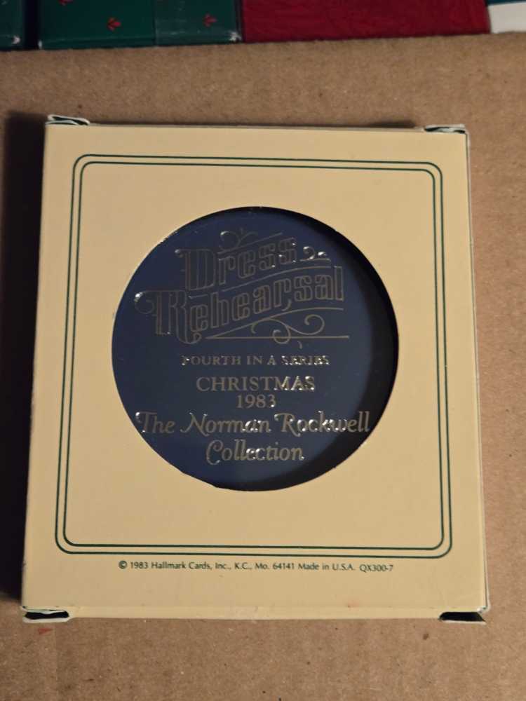 Norman Rockwell #4 Dress Rehearsal 1983 - Norman Rockwell (Norman Rockwell) ornament collectible - Main Image 3