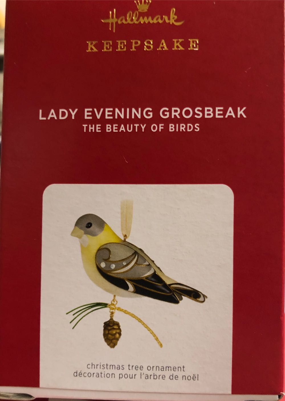 Lady Evening Grosbeak - The Beauty Of Birds (The Beauty Of Birds) ornament collectible [Barcode 763795667765] - Main Image 2