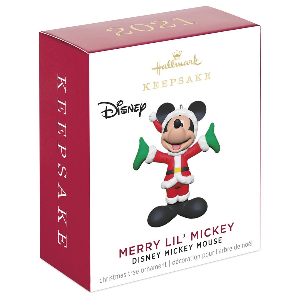 Merry Lil’ Mickey - Miniature (Disney) ornament collectible [Barcode 763795653126] - Main Image 3