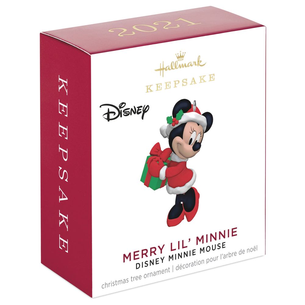 Merry Lil’ Minnie - Miniature Disney (Disney) ornament collectible [Barcode 763795653133] - Main Image 3