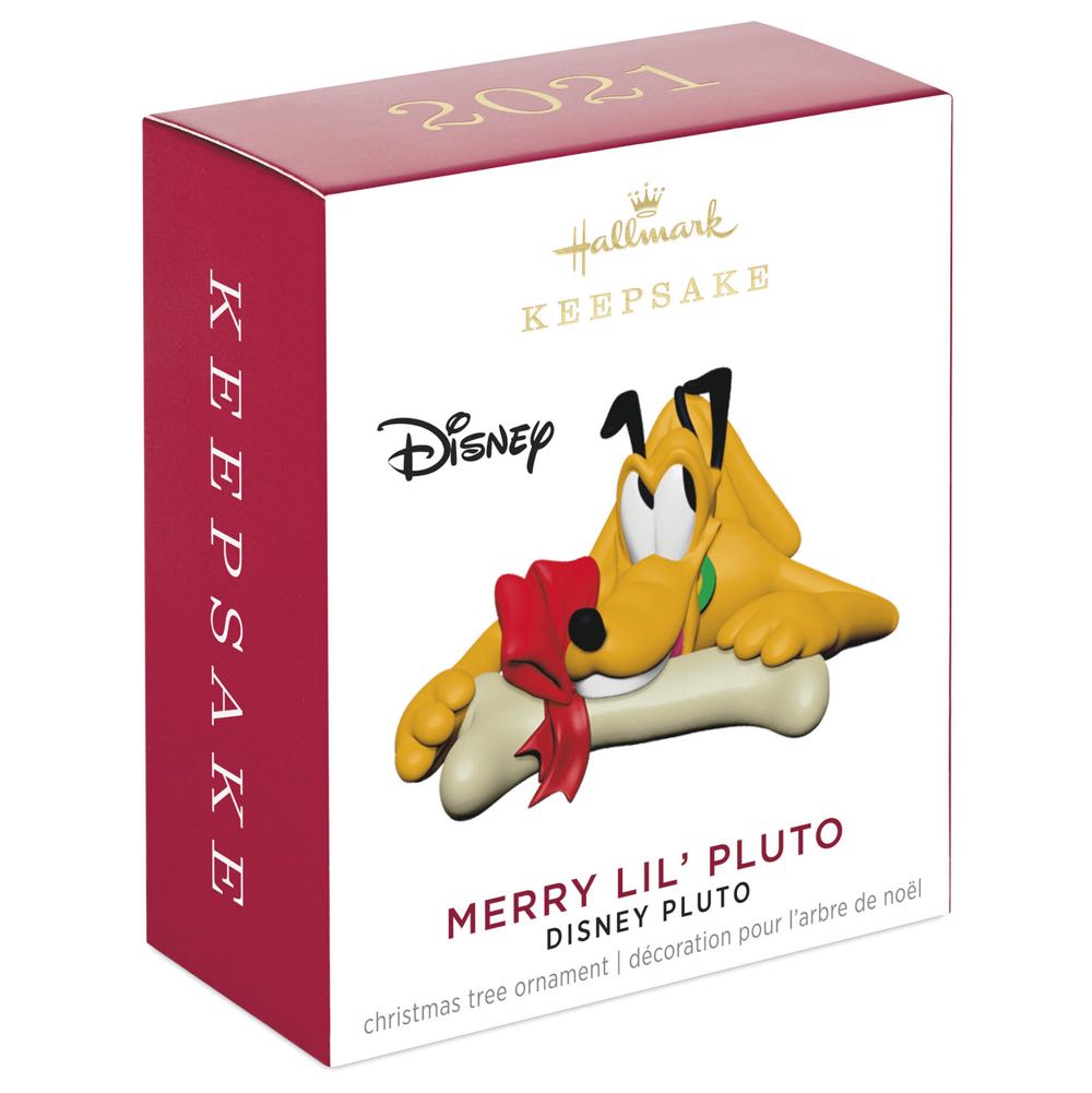 Merry Lil’ Pluto Miniature - Disney Miniature (Disney) ornament collectible [Barcode 763795653140] - Main Image 2