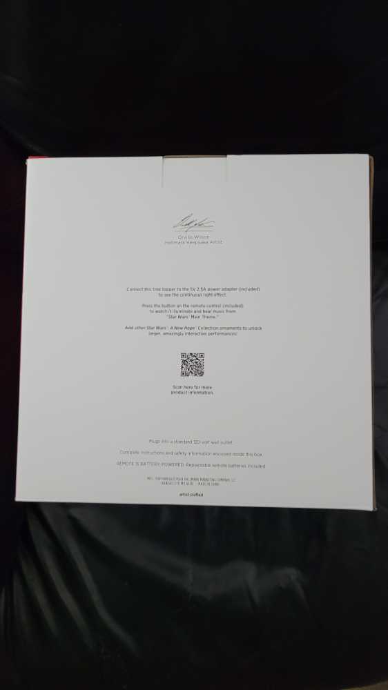 Death Star Musical Tree Topper - Storytellers (Star Wars: A New Hope) ornament collectible [Barcode 763795700271] - Main Image 3