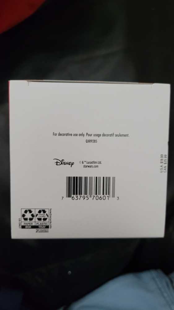 DARTH VADER - Star Wars: The Empire Strikes Back (Hanging Ornament) ornament collectible [Barcode 763795706013] - Main Image 4