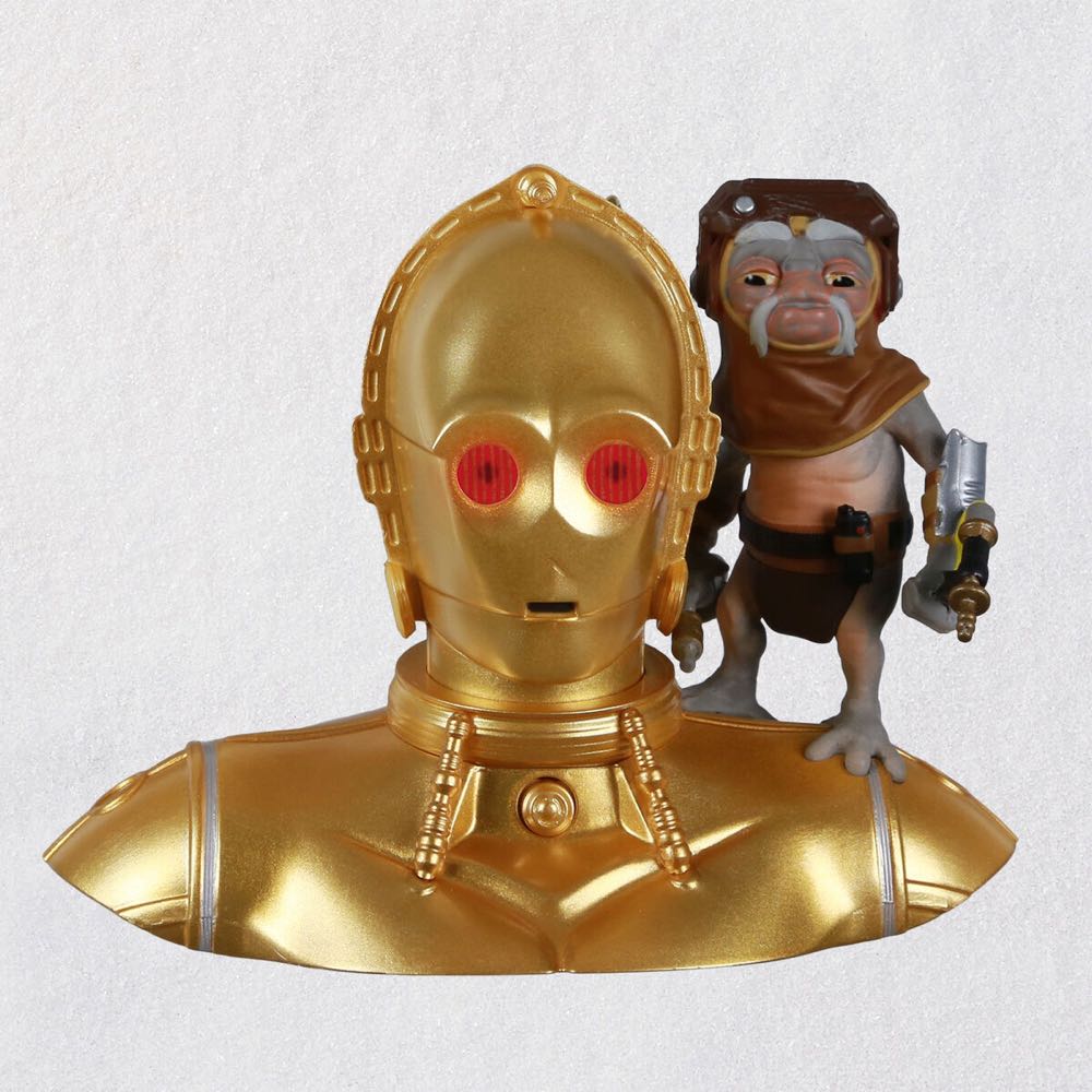 Star Wars 2021 C-3PO and Babu Frik - Star Wars (Star Wars) ornament collectible [Barcode 763795708802] - Main Image 2