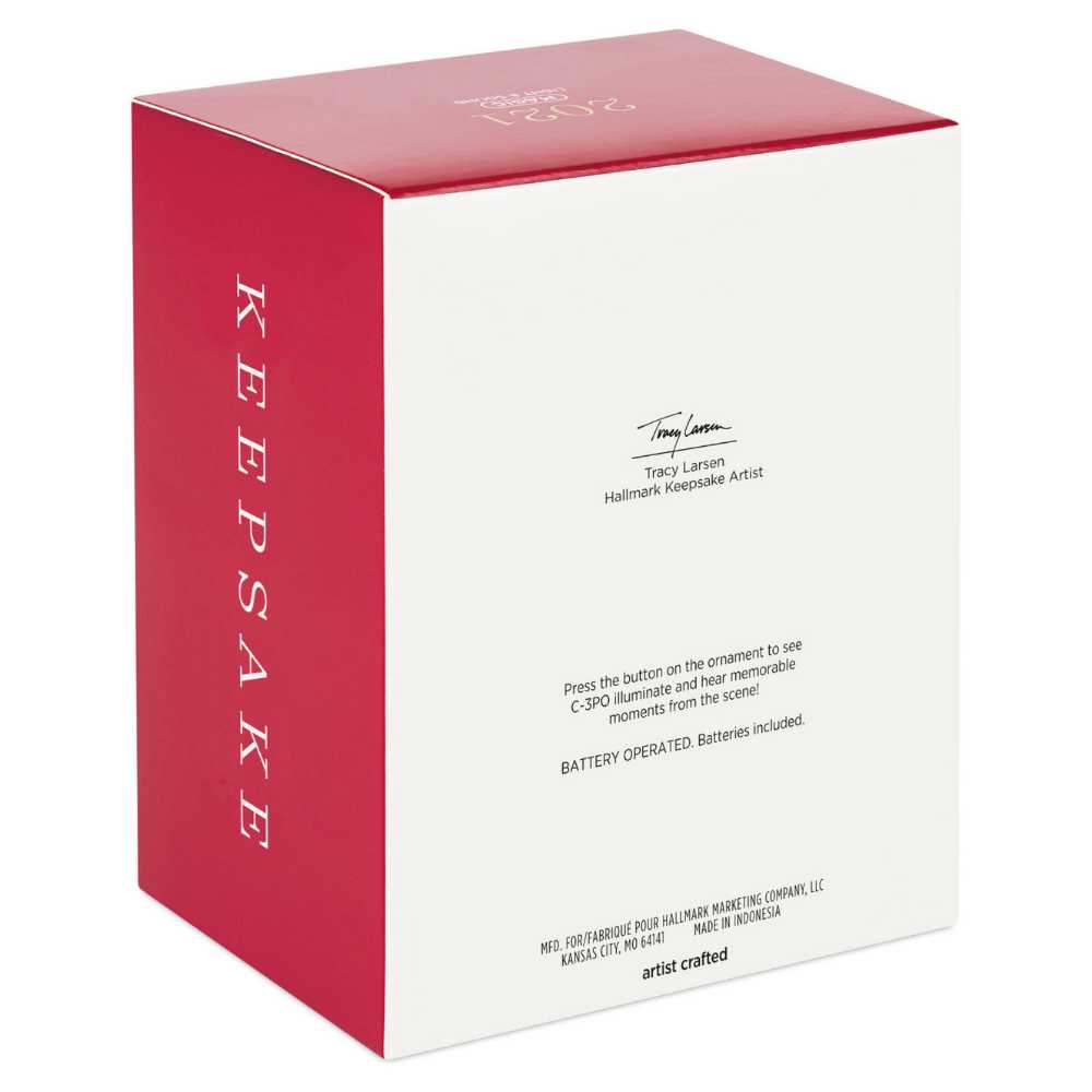 Star Wars 2021 C-3PO and Babu Frik - Star Wars (Star Wars) ornament collectible [Barcode 763795708802] - Main Image 4