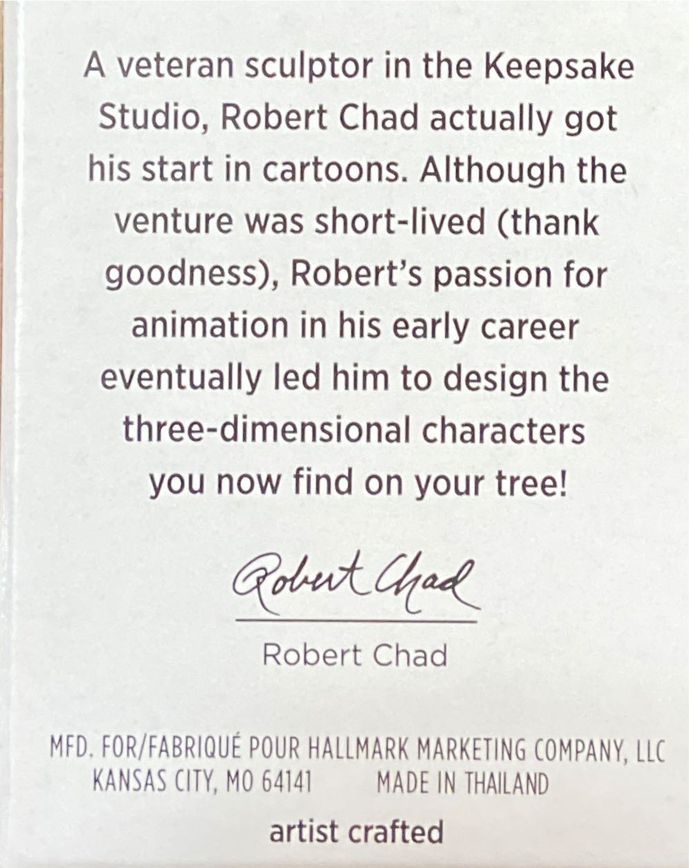 Baker Charlie Brown - The Peanuts Gang (Peanuts) ornament collectible [Barcode 763795672264] - Main Image 2