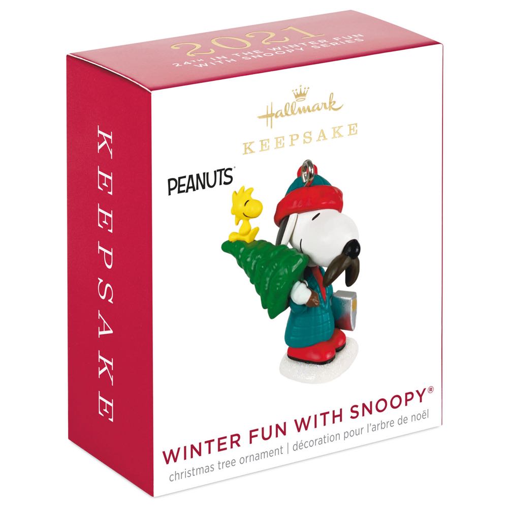 #24 Winter Fun With Snoopy - Winter Fun With Snoopy (Minature) ornament collectible [Barcode 763795703180] - Main Image 3