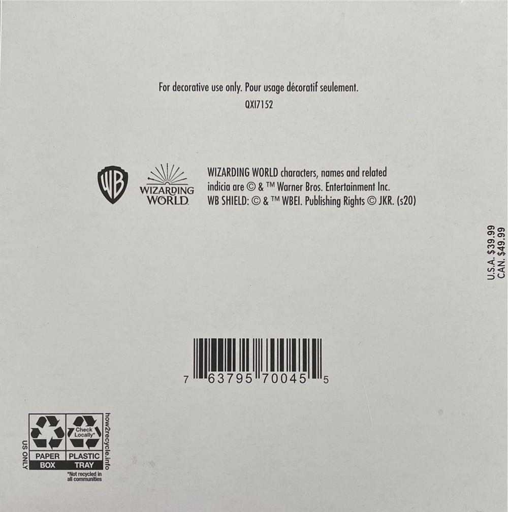 Harry Potter: Sorting Hat 2021 - Wizarding World Of Harry Potter (Harry Potter) ornament collectible [Barcode 763795700455] - Main Image 3