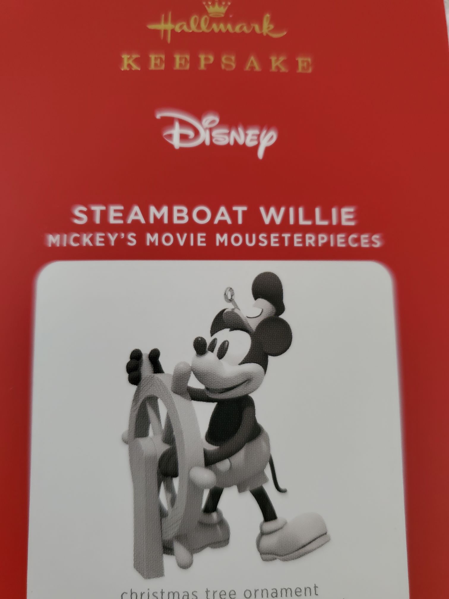 #10 Steamboat Willie - Mickey’s Movie Mouseterpieces (Disney - Mickey) ornament collectible [Barcode 763795628186] - Main Image 2