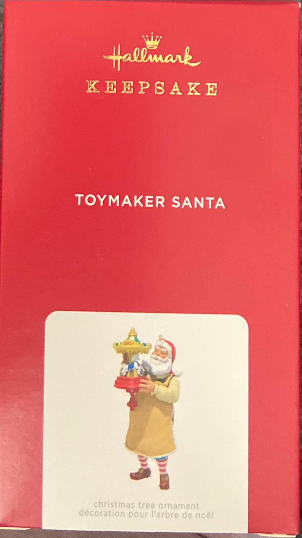Toymaker Santa #22 (2021) - Toy Maker Santa (Santa) ornament collectible [Barcode 763795653232] - Main Image 2