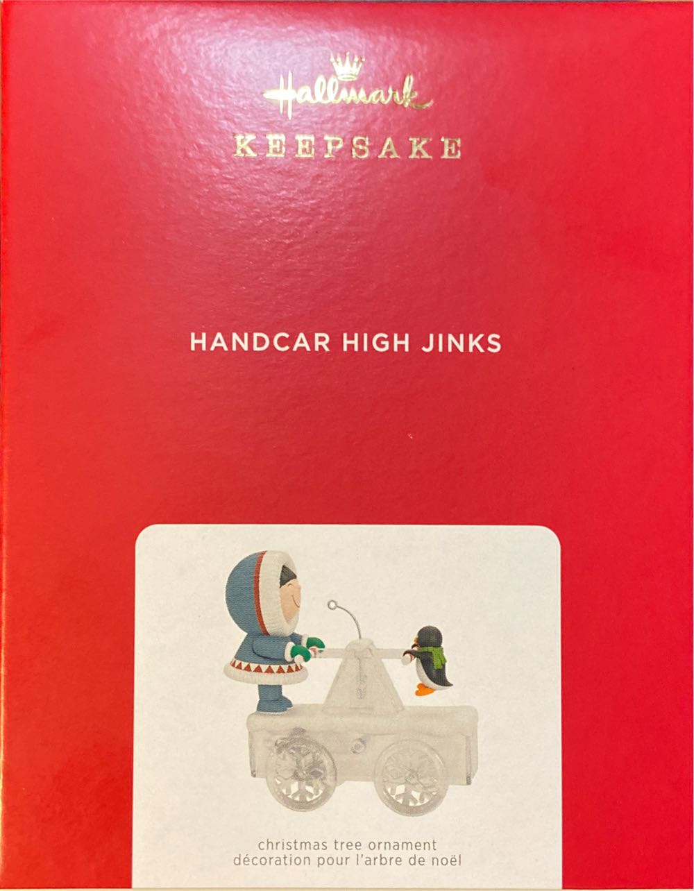 Frosty Friends Handcar Hijinks 2021 - Frosty Friends (Frosty Friends) ornament collectible [Barcode 763795665051] - Main Image 2