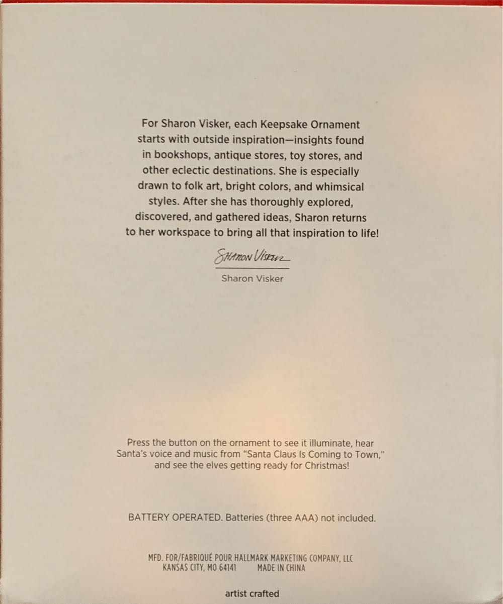 North Pole Village - Magic (Magic-light, sound, & motion) ornament collectible [Barcode 763795705092] - Main Image 3