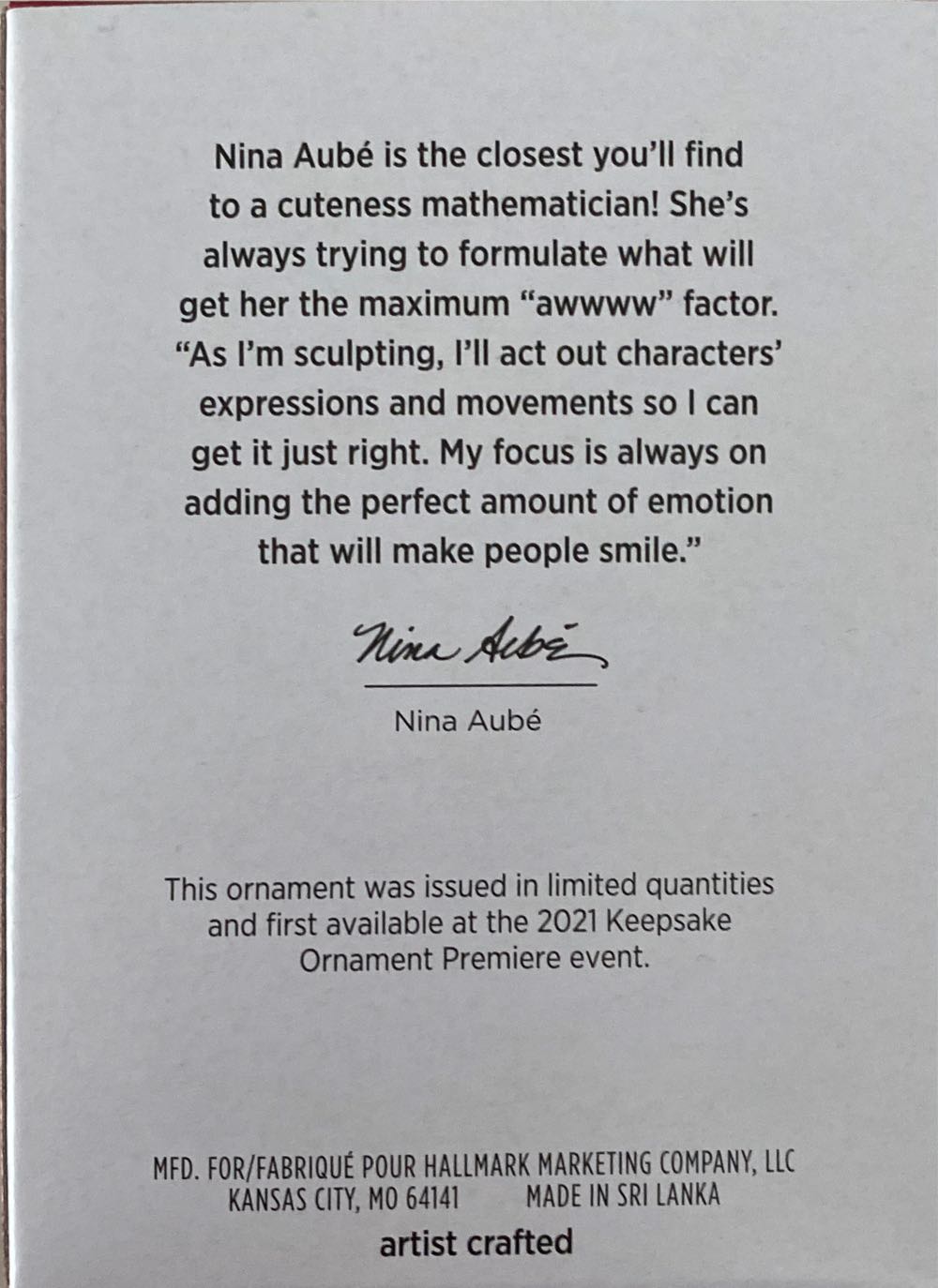 CCC - Special Edition - Cookie Cutter (Cookie Cutter Christmas) ornament collectible [Barcode 763795710430] - Main Image 3