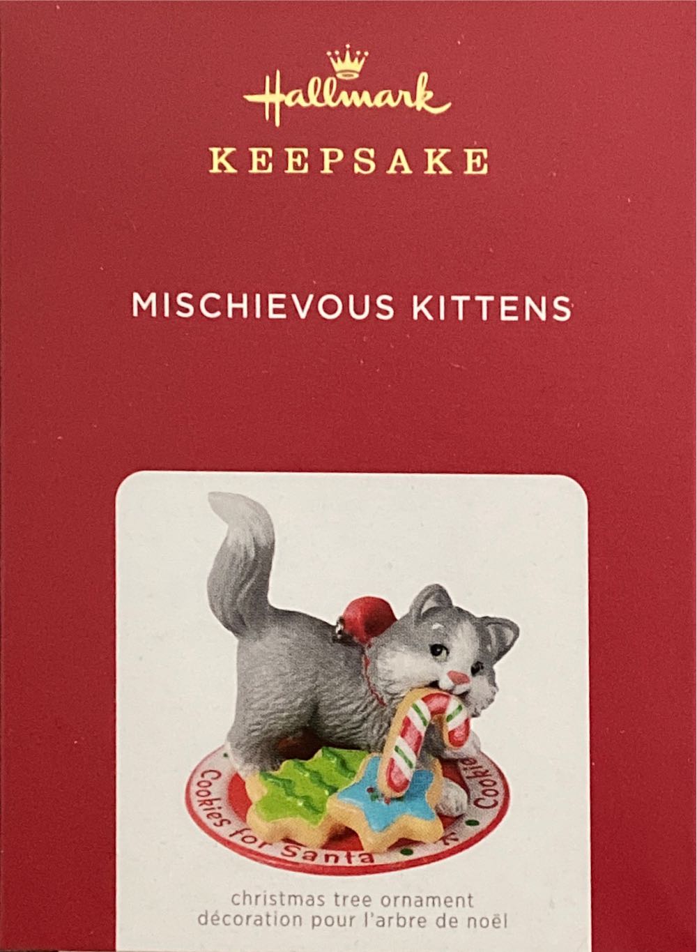 Mischievous Kittens #23 - Mischievous Kittens (Cats) ornament collectible [Barcode 763795664238] - Main Image 2