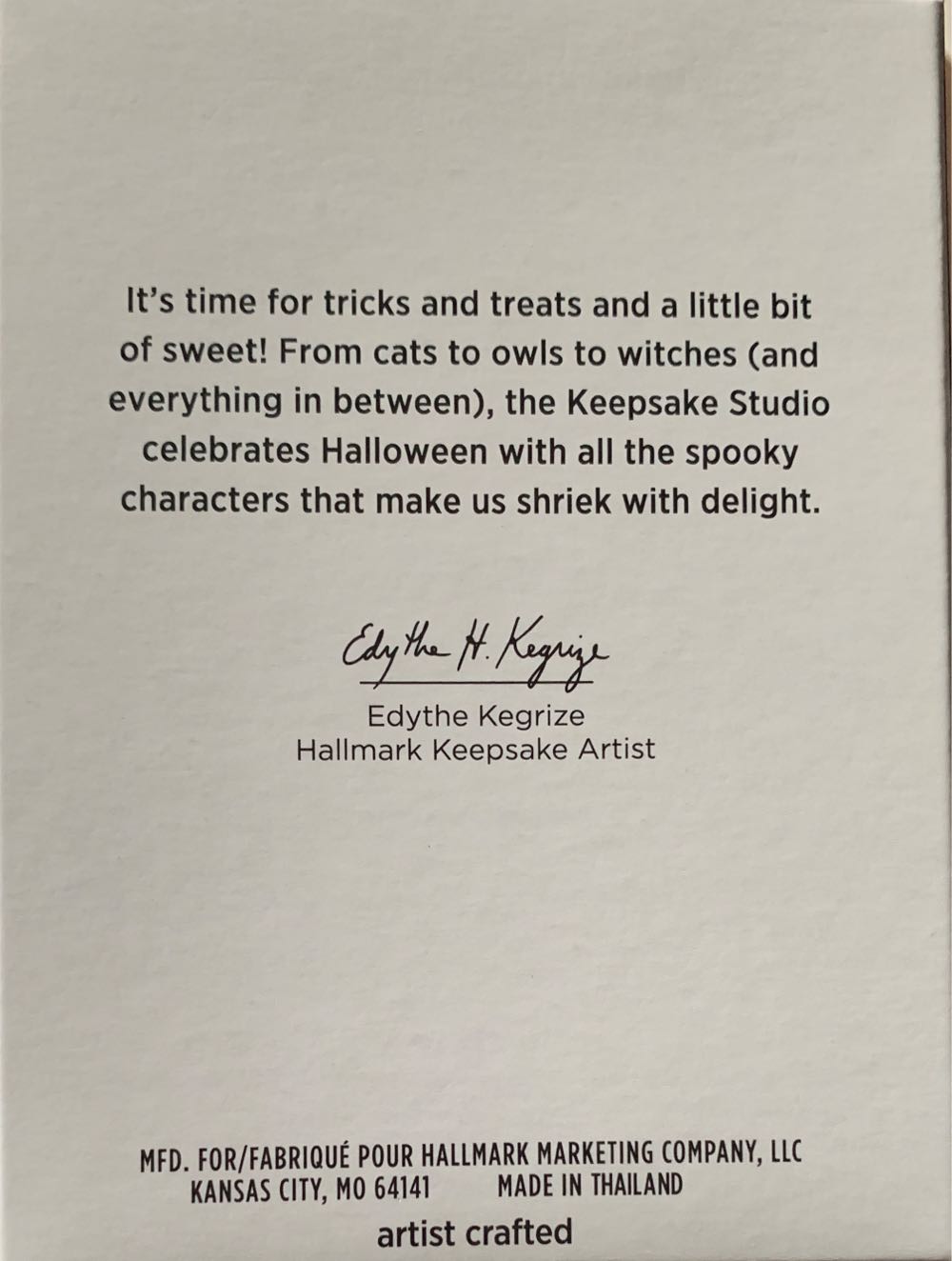 Halloween Ornament Spooky Vulture - Beauty Of Birds (Birds) ornament collectible [Barcode 763795658893] - Main Image 2