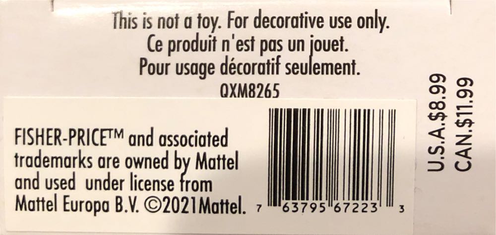 Mini Rock-a-stack - Fisher Price (Miniature) ornament collectible [Barcode 763795672233] - Main Image 3