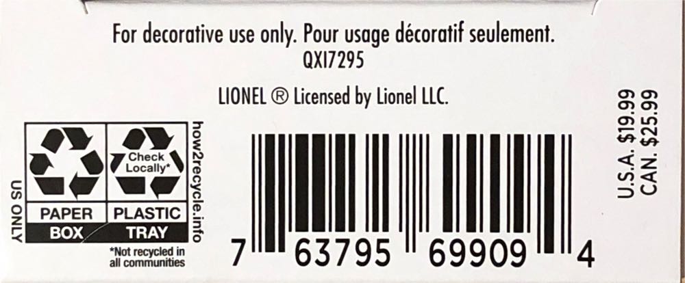 Observation Car 2431 - Lionel Train Series (Trains) ornament collectible [Barcode 763795699094] - Main Image 4