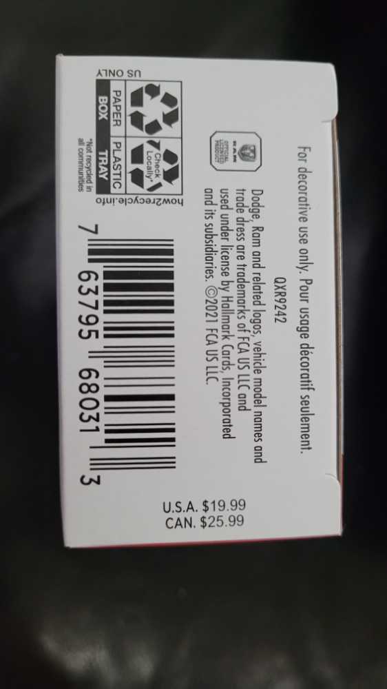 1966 Dodge A-100 - 27th In All American Trucks (27th In Series) ornament collectible [Barcode 763795680313] - Main Image 4