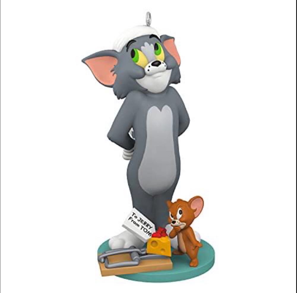 Tom and Jerry “The Night Before Christmas” - Tom & Jerry (Hallmark Keepsake) ornament collectible [Barcode 763795707331] - Main Image 4