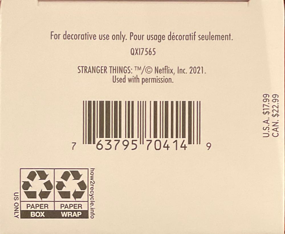 Eleven: Stranger Things - Netflix Stranger Things (Movies & TV) ornament collectible [Barcode 763795704149] - Main Image 4