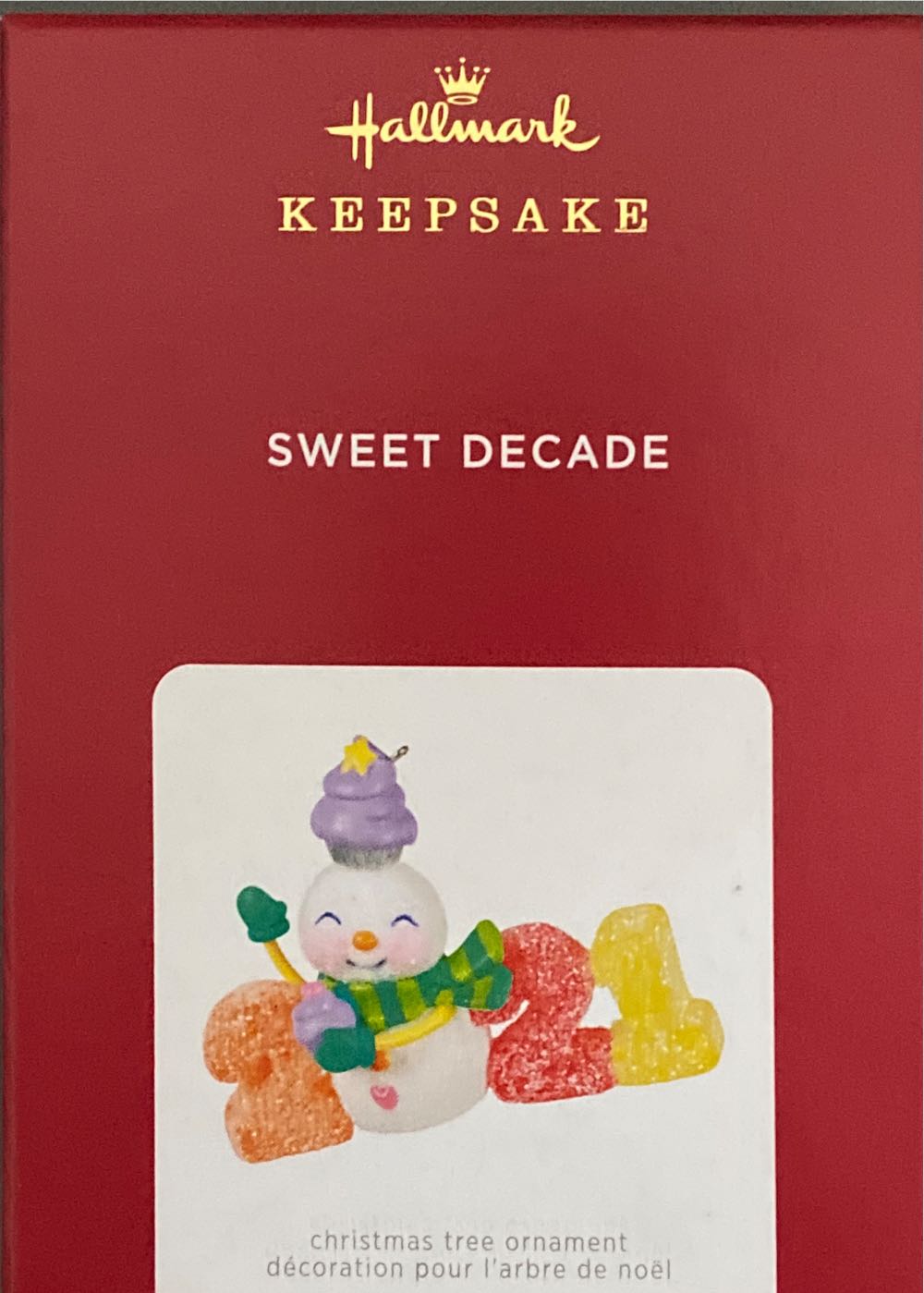 Sweet Decade #2 - Sweet Decade (Snowman & Gumdrop Numbers) ornament collectible [Barcode 763795663040] - Main Image 2