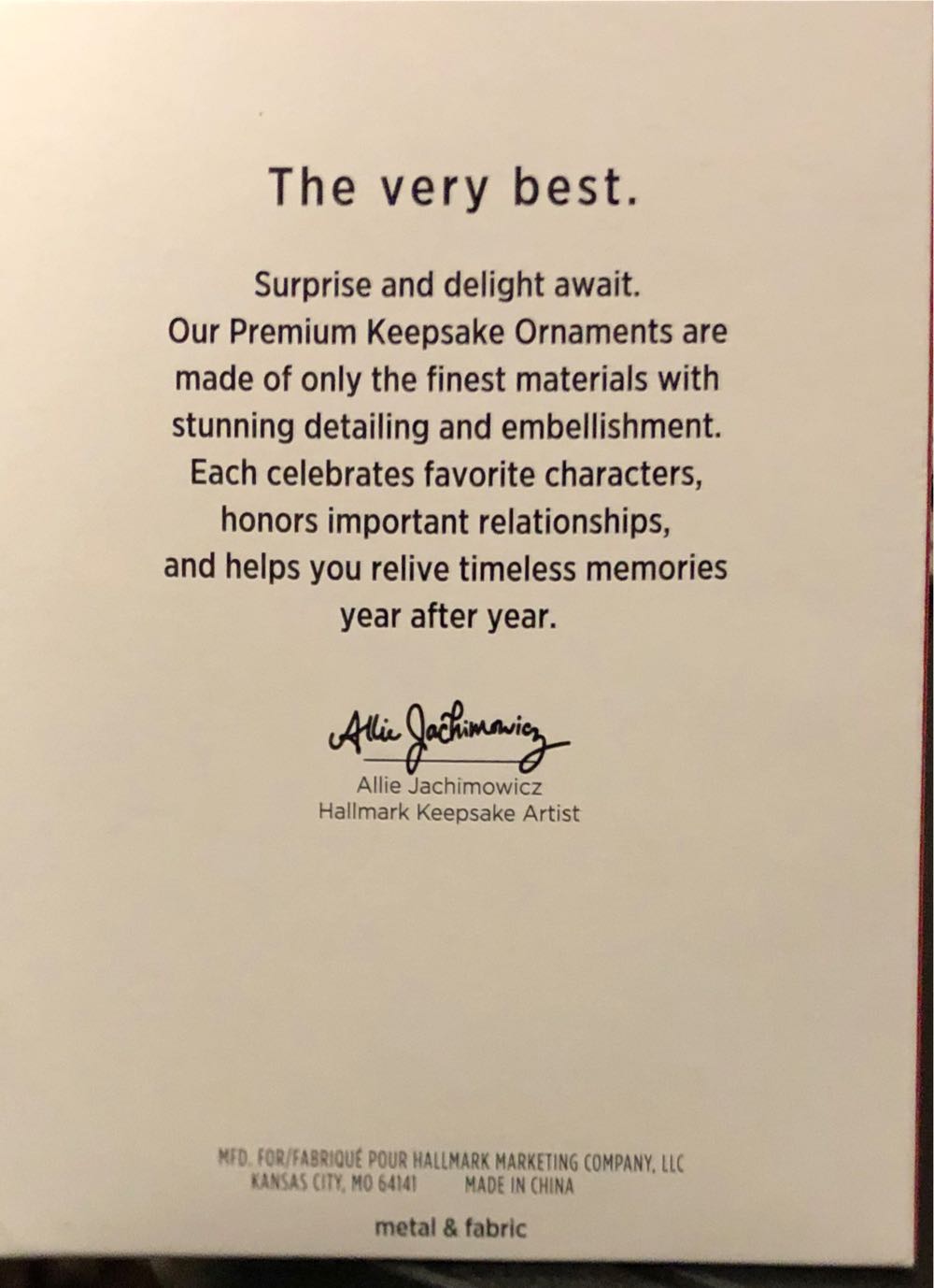 Oz: “COURAGE, BRAIN, and HEART” (Set of 3) - The Wizard of Oz - Icons (Hanging Ornament) ornament collectible [Barcode 763795710027] - Main Image 3