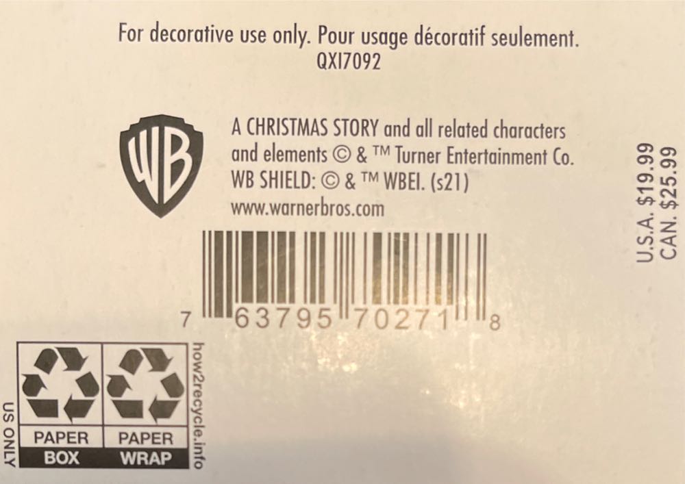 Brotherly Love - Hallmark “A Christmas Story” Ornaments (A Christmas Story) ornament collectible [Barcode 763795702718] - Main Image 4