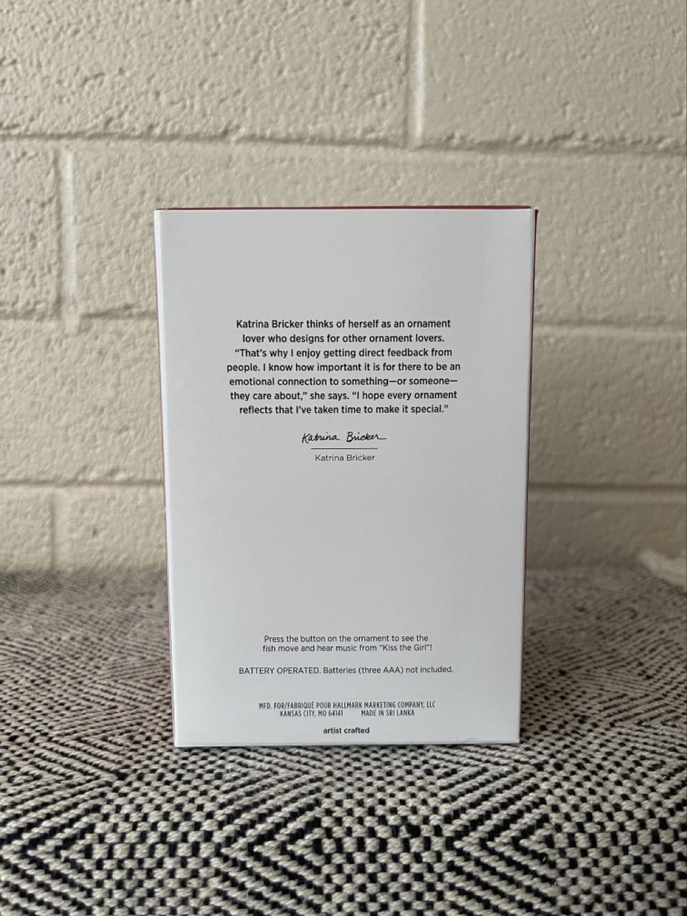 Kiss The Girl - The Little Mermaid (Disney) ornament collectible [Barcode 763795655717] - Main Image 3