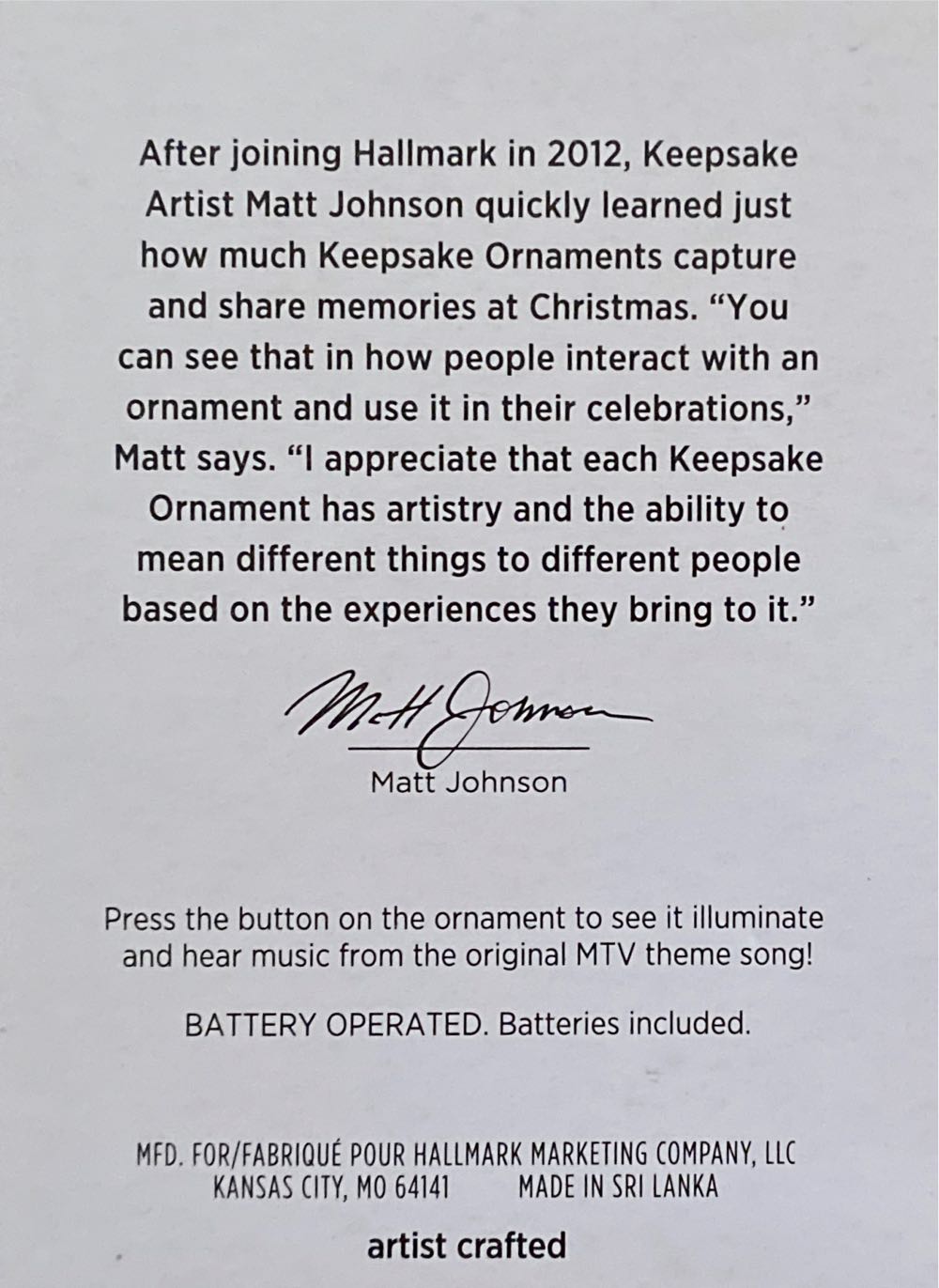 I Want My Mtv! - MTV Music Television (Magic - Sound) ornament collectible [Barcode 763795710447] - Main Image 3