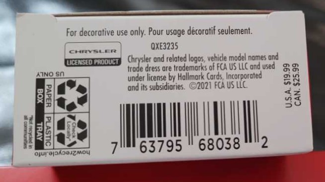 1971 Amc Javelin AMX - Classic American Cars (Limited Quantity) ornament collectible [Barcode 763795680382] - Main Image 3