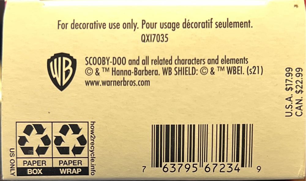 Scooby-Doo Spruced Up Scoob - Scooby-Doo (Scooby Doo) ornament collectible [Barcode 763795672349] - Main Image 4