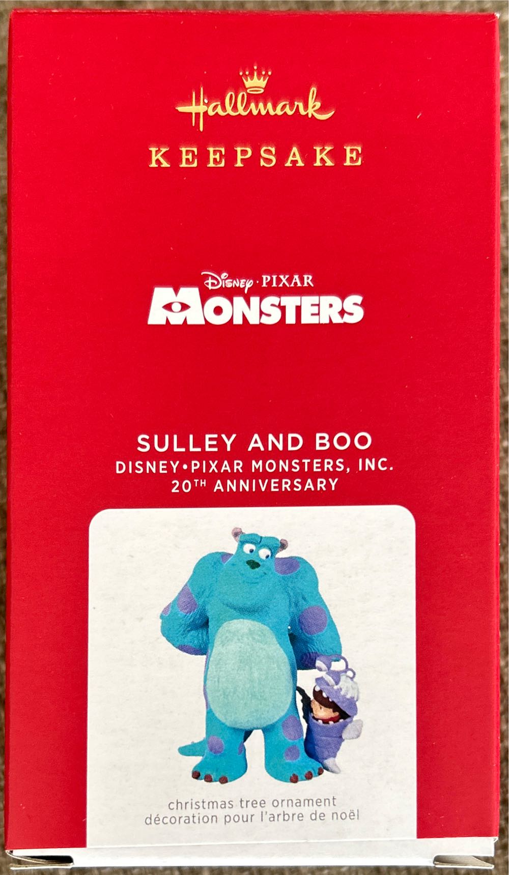 Sulley And Boo - Disney Monsters Inc. (Disney-Pixar Monsters, Inc. 20th Anniversary) ornament collectible [Barcode 763795653485] - Main Image 2