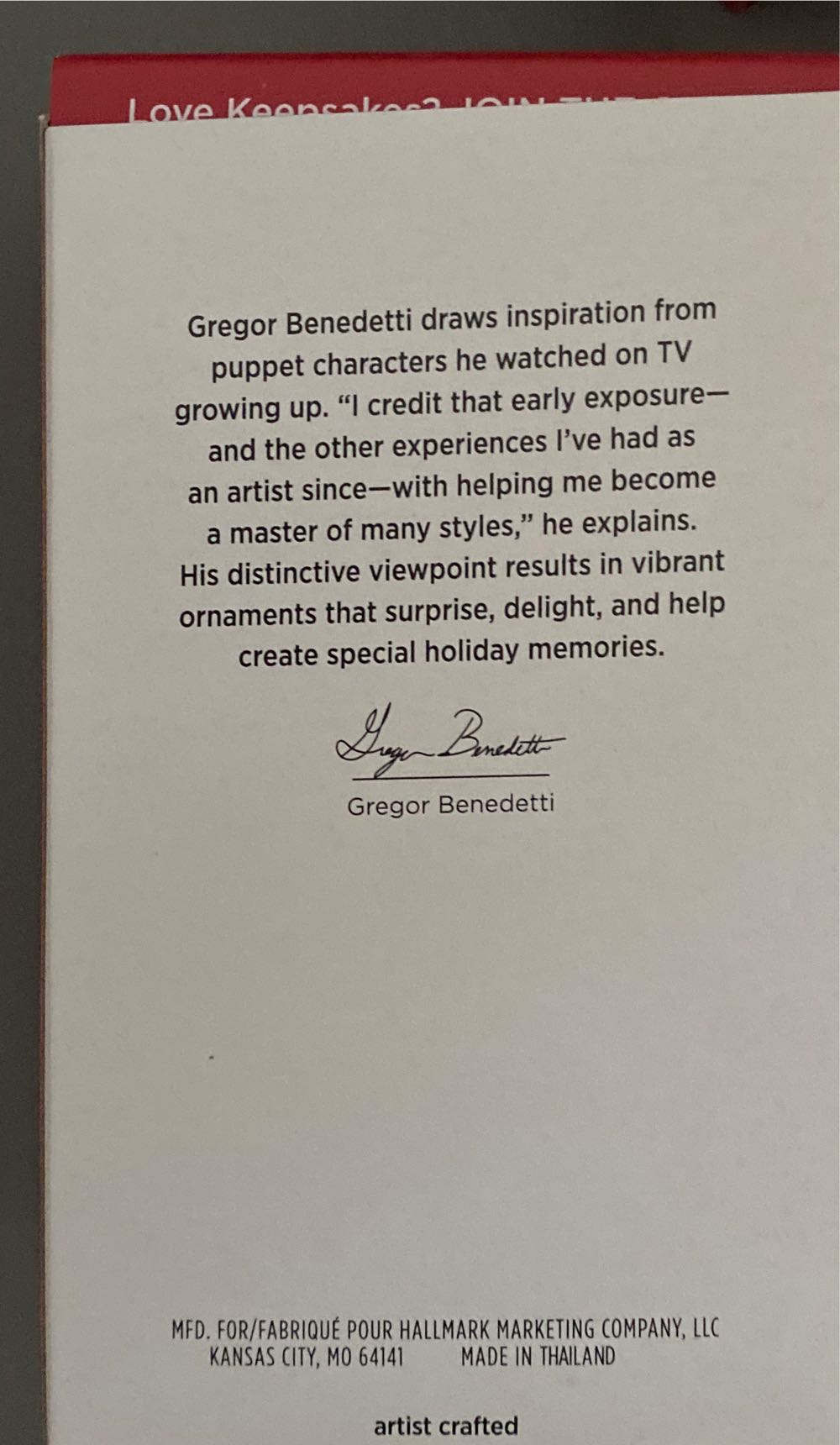 Santa Just Believe Unicorn - Whimsey Ornaments (Santa) ornament collectible [Barcode 763795691050] - Main Image 3