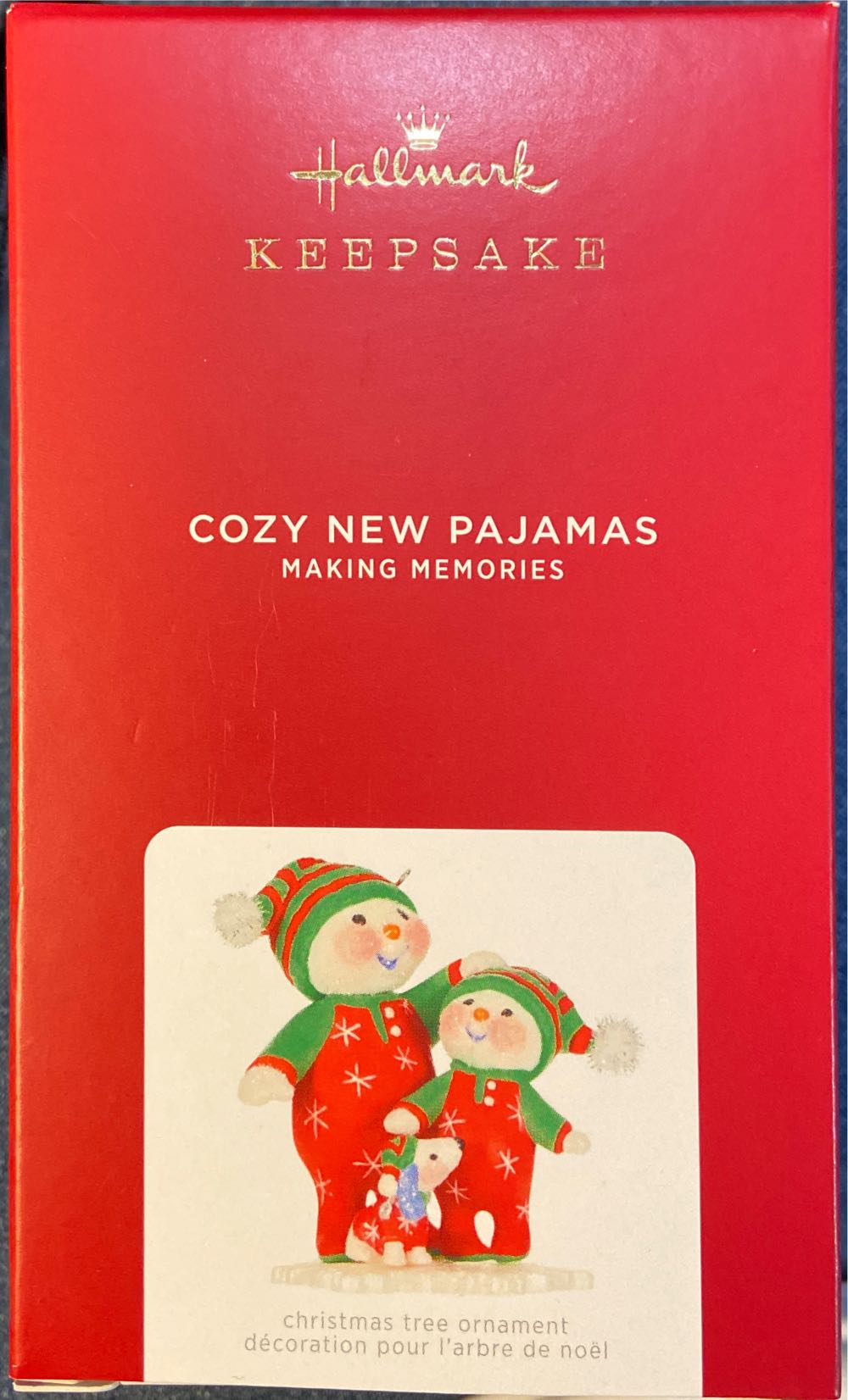 Cozy New Pajamas 2021 #14 - Making Memories (14th in series) ornament collectible [Barcode 763795663064] - Main Image 2