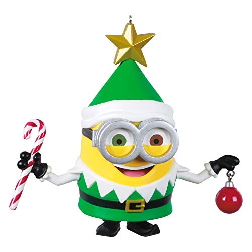 Minion Elf - Minions (Illuminations Presents Minions) ornament collectible [Barcode 763795672394] - Main Image 1