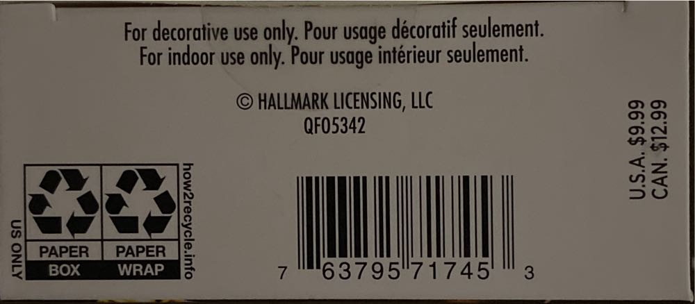 Miniature Halloween Light String - Halloween (Halloween) ornament collectible [Barcode 763795717453] - Main Image 4