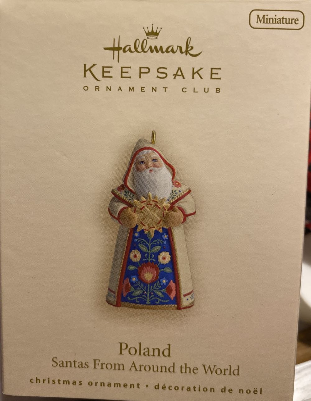Santa’s Around The World Poland Mini - Santas From Around The World (Father Christmas) ornament collectible - Main Image 2