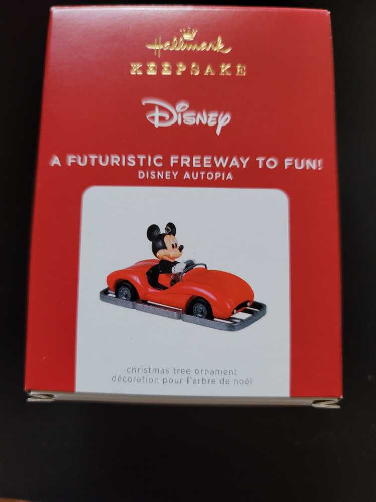 Disney Autopia A Futuristic Freeway To Fun! (#1) - Disney Park Rides (Disney Mickey Mouse) ornament collectible [Barcode 763795653331] - Main Image 2
