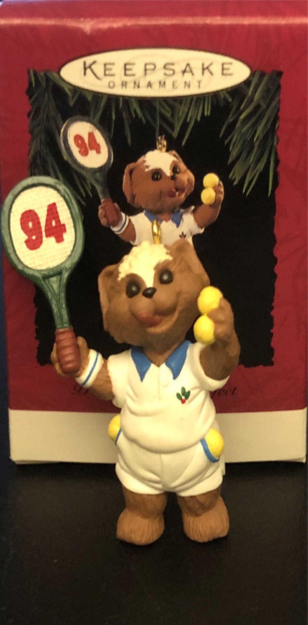 Practice Makes Perfect - Sports (Tennis) ornament collectible [Barcode 015012138443] - Main Image 4