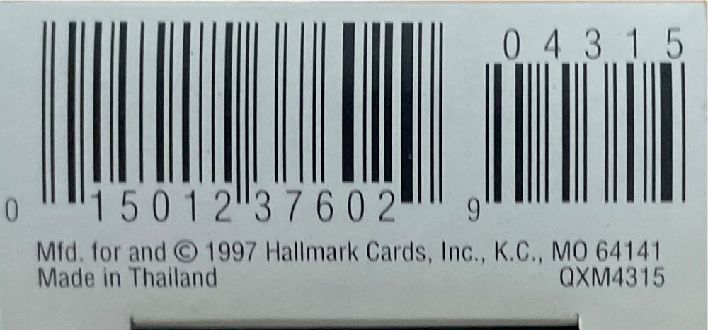 Miniature Snowboard Bunny  ornament collectible [Barcode 015012376029] - Main Image 4