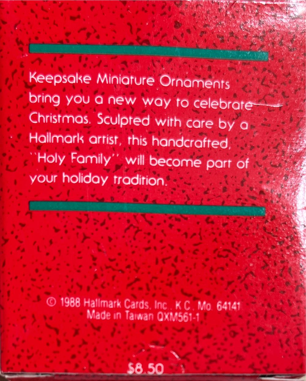 Miniature Holy Family  ornament collectible - Main Image 2