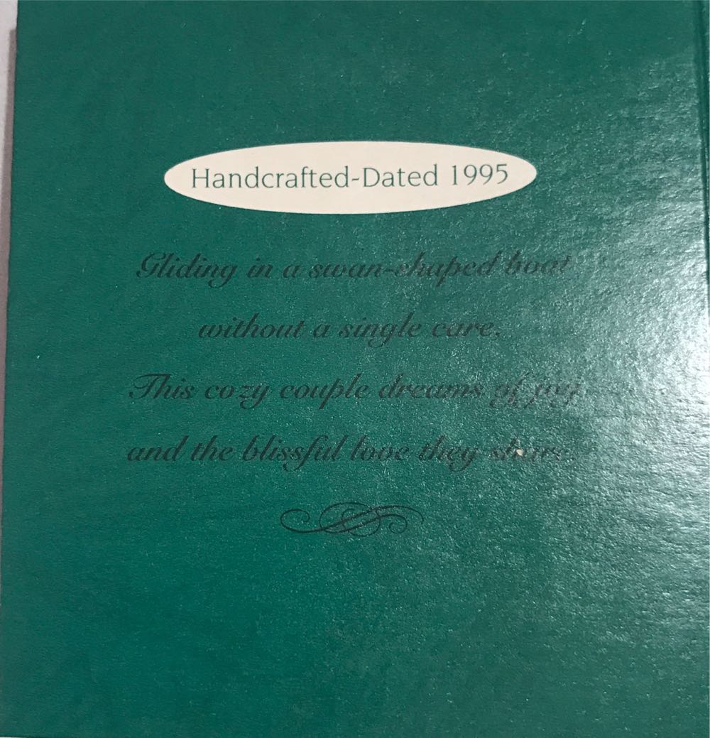 Miniature Tunnel Of Love - Hallmark Keepsake Miniature (Mouse, Swan, Mini) ornament collectible [Barcode 015012213201] - Main Image 2